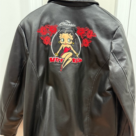 Jackets & Blazers - Vintage Leather Betty Boop Jacket